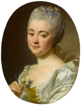 Portrait of the artist Marie Therese Reboul wife of Joseph-Marie Vien